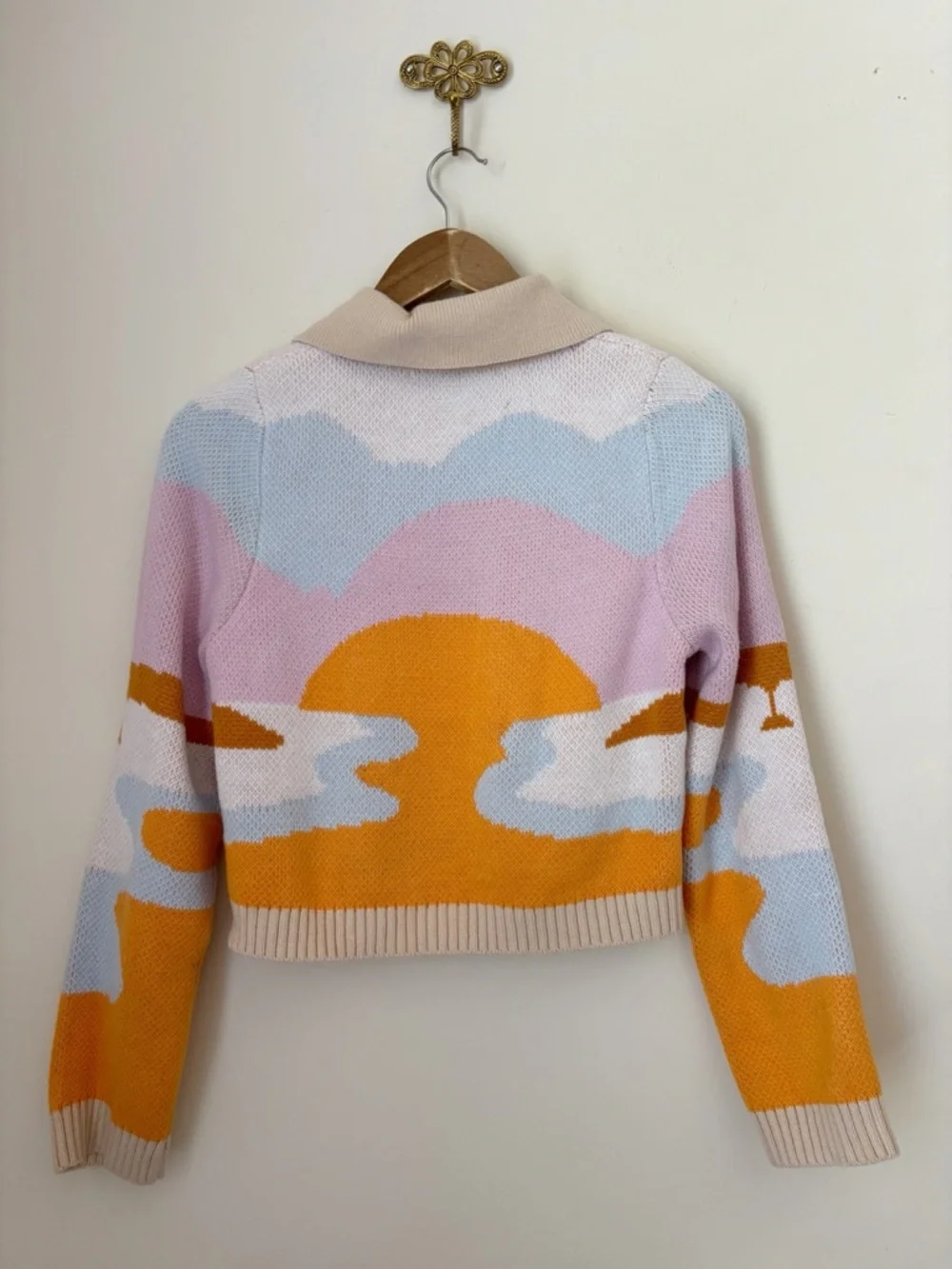 House of Sunny The Rise Tripper Cardigan Sweater Sz 4 - Picture 4 of 7